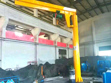 BZD jenis teguh lajur jib crane
