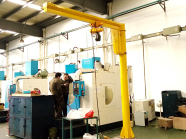 360 darjah berputar crane cantilever