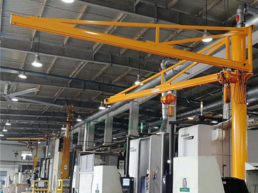 Jenis kolom dua lengan elektrik cantilever crane