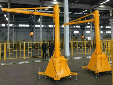Roda panduan crane cantilever mudah alih