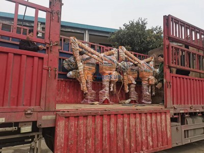 4 set Manipulator Industri untuk Foundry dikemas dan bersedia untuk dihantar